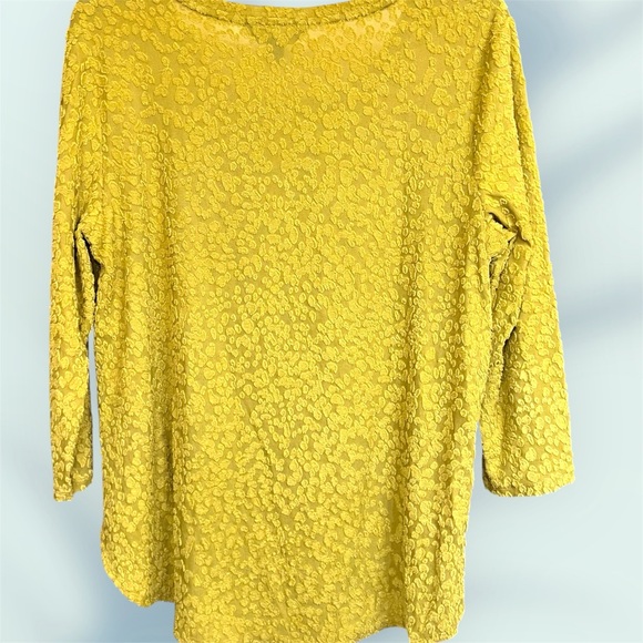 Simply Vera Vera Wang textured green gremlin urban boho long sleeve grunge tunic - Picture 2 of 4